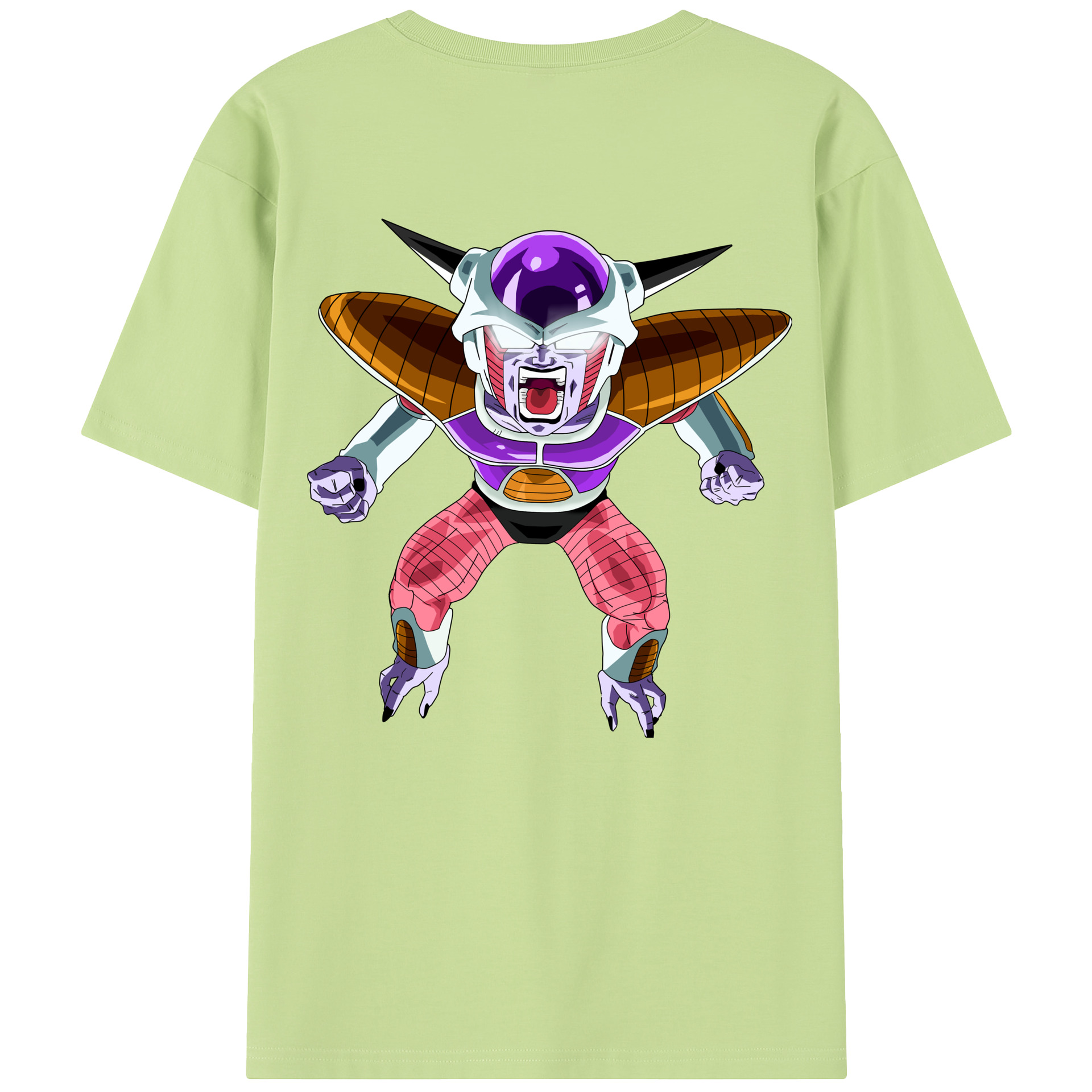 （画像用） ドラゴンボール フリーザ DRAGON BALL Frieza 綿100％半袖Tシャツ（背面プリント）